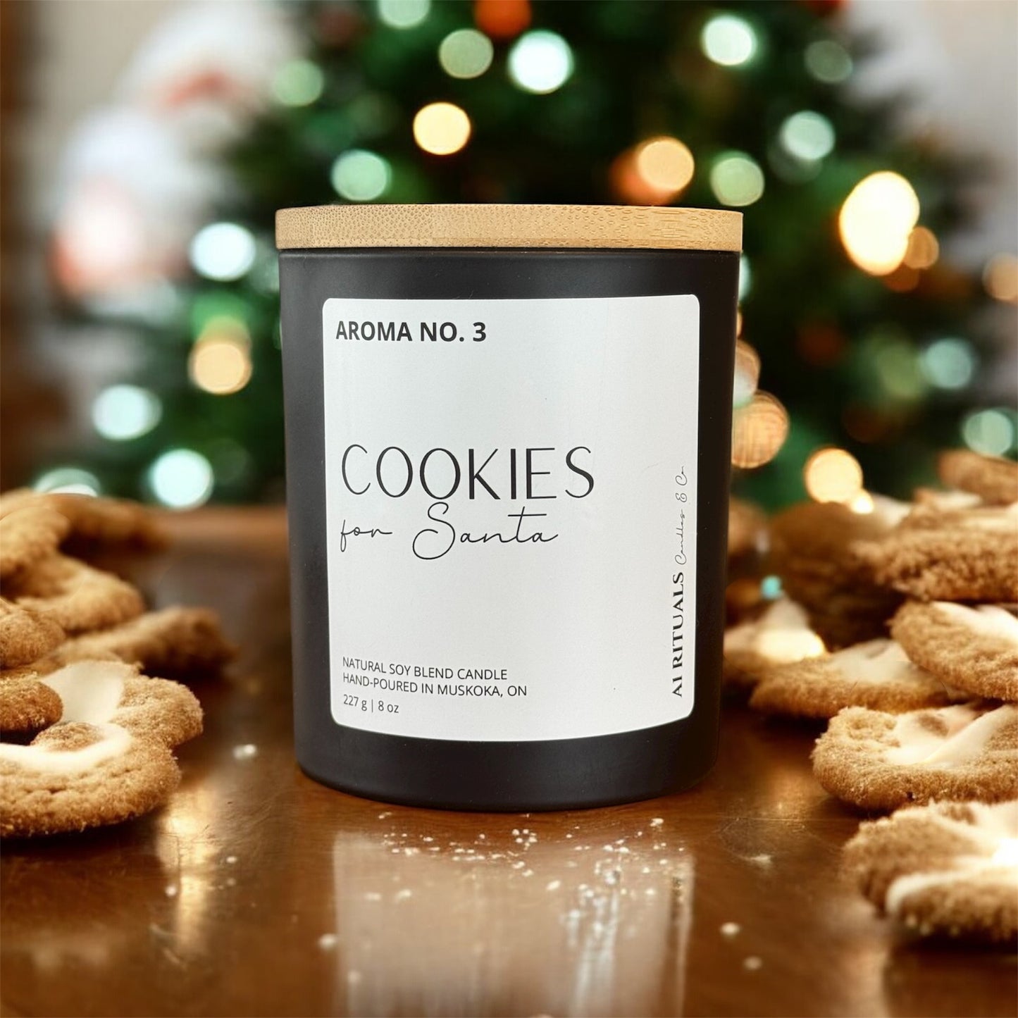 Cookies for Santa Candle