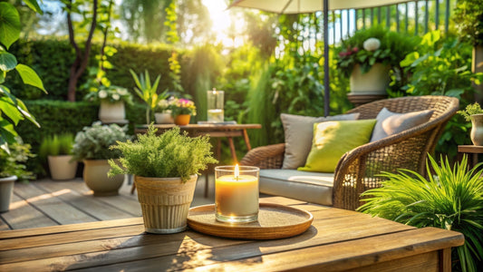 Together, Outside with Citronella Candles ✨🌿🕯️
