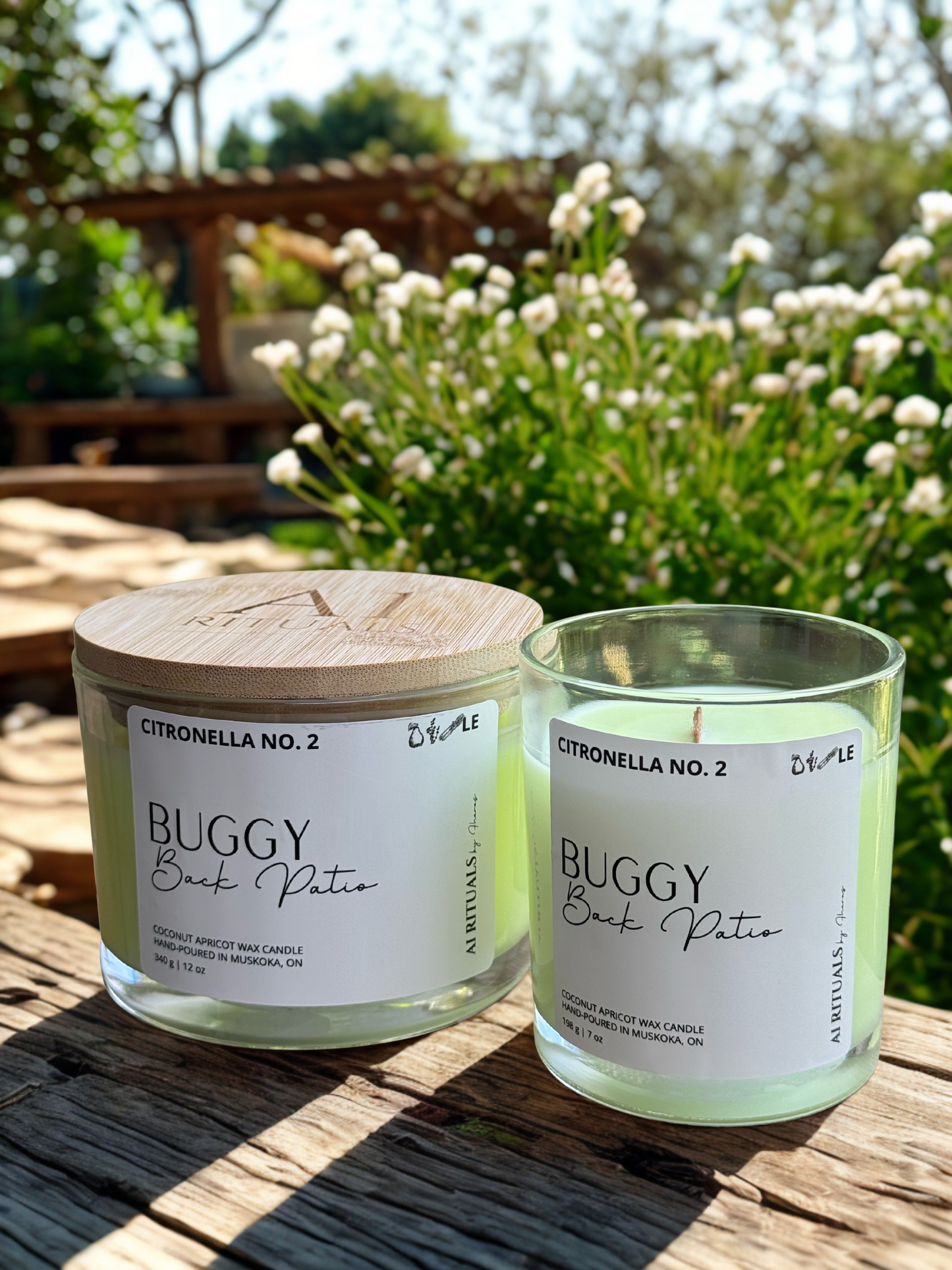 Buggy Back Patio Candle