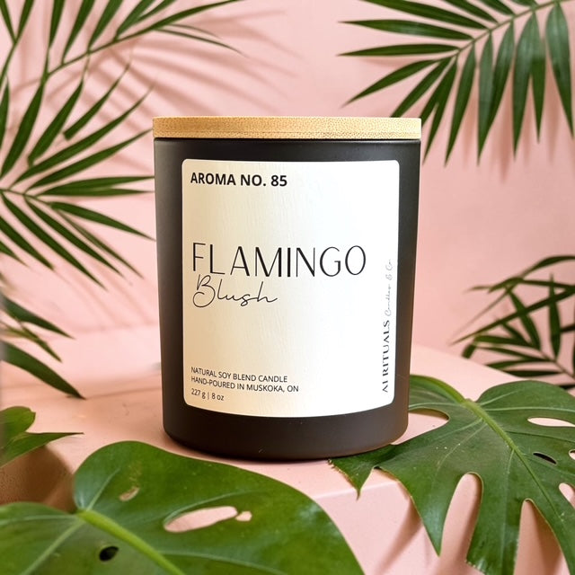 Flamingo Blush Candle