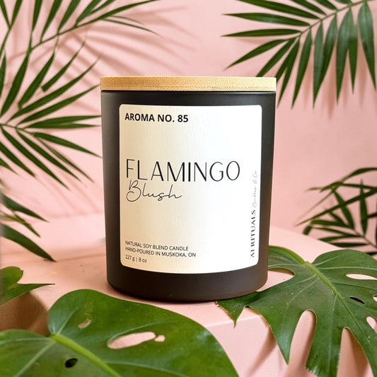 Flamingo Blush Candle