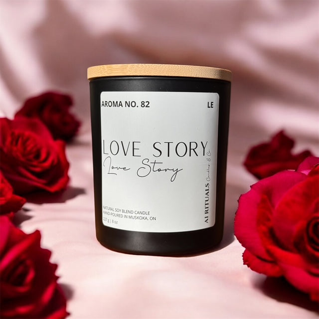 Love Story Candle