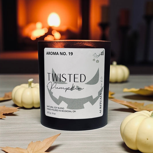 Twisted Pumpkin Candle