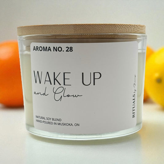 Wake Up & Glow Candle