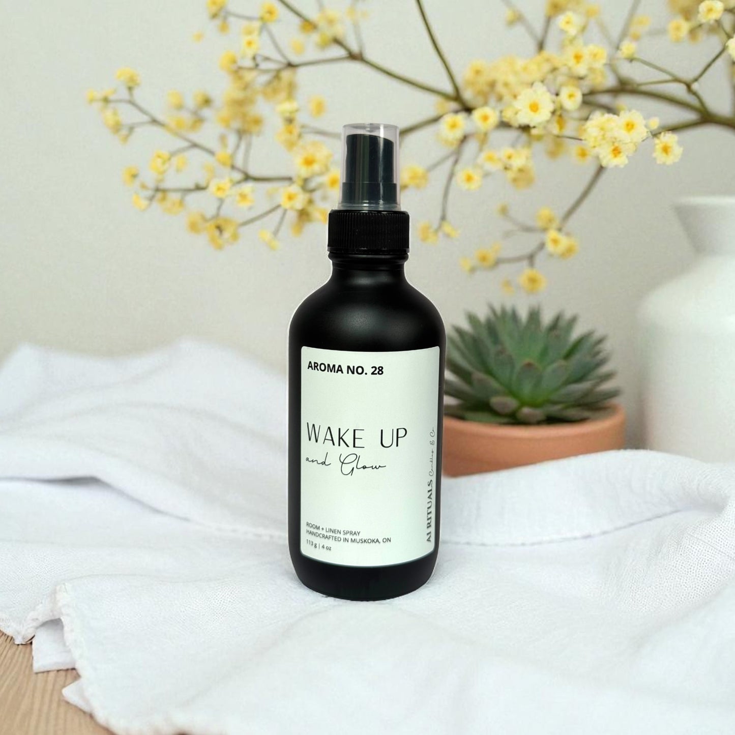 Wake Up & Glow Room + Linen Spray